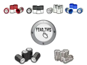 Wheel Valve Stem Caps for SUVs Standard Design